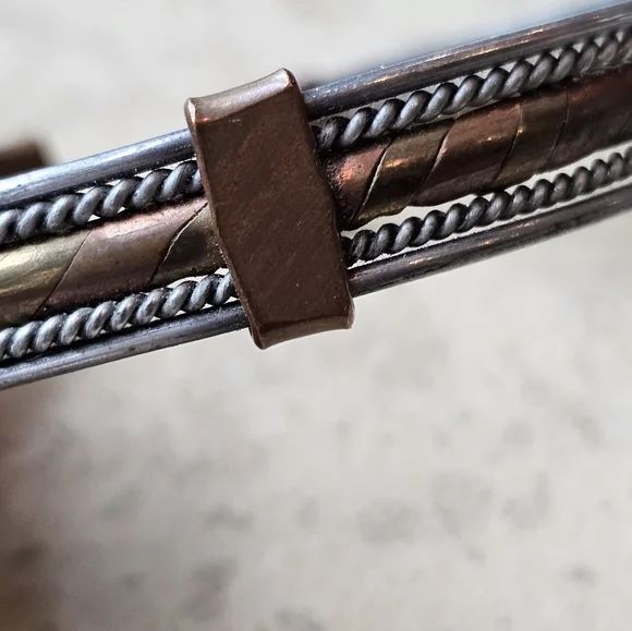 Bracelet Handmade copper bracelet LOT 408 - Picture 4 of 9